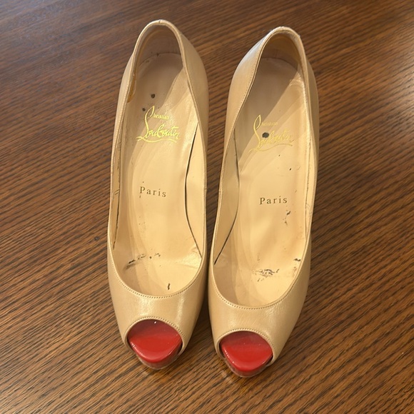 Christian Louboutin Heels Size 37.5=7.5 - Picture 2 of 6